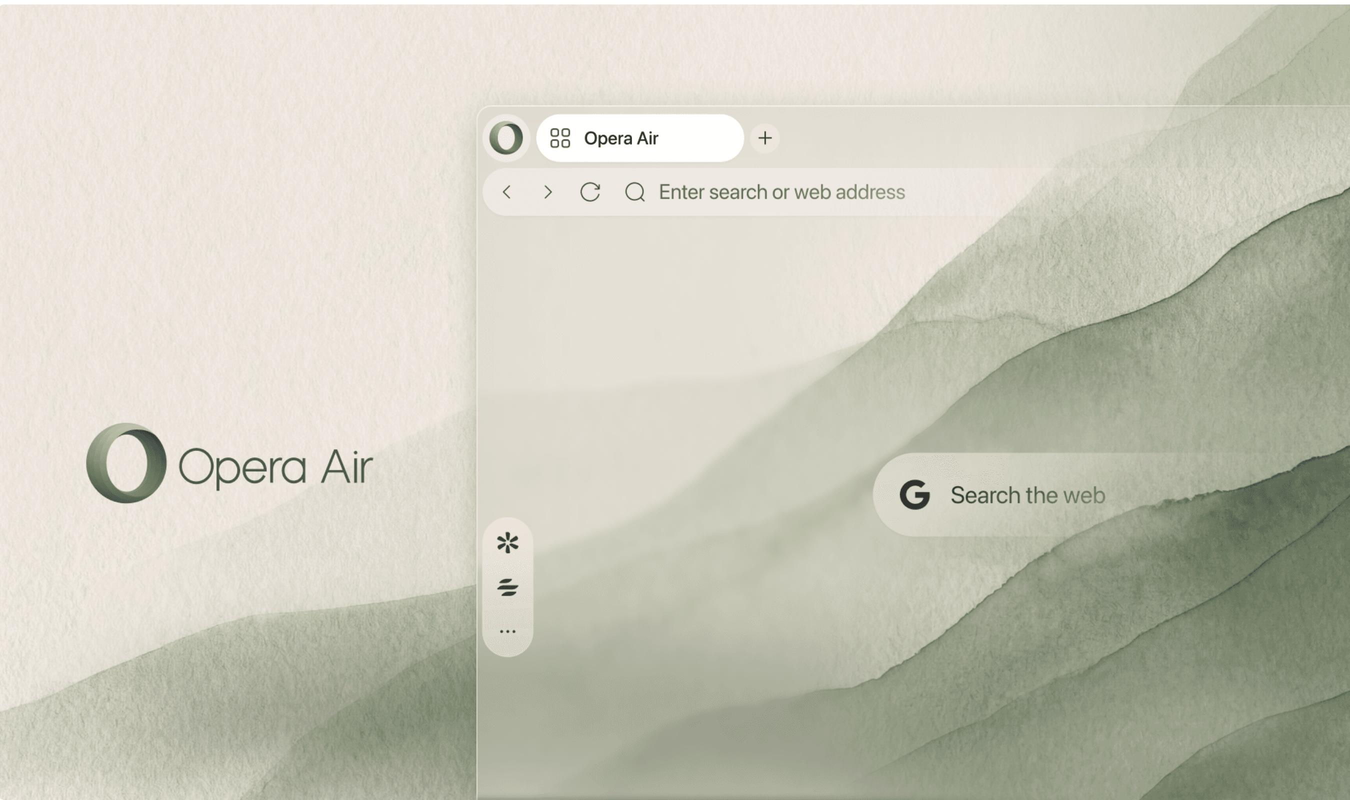 Opera Air Removes Browser Clutter and Adds Five Soundscapes