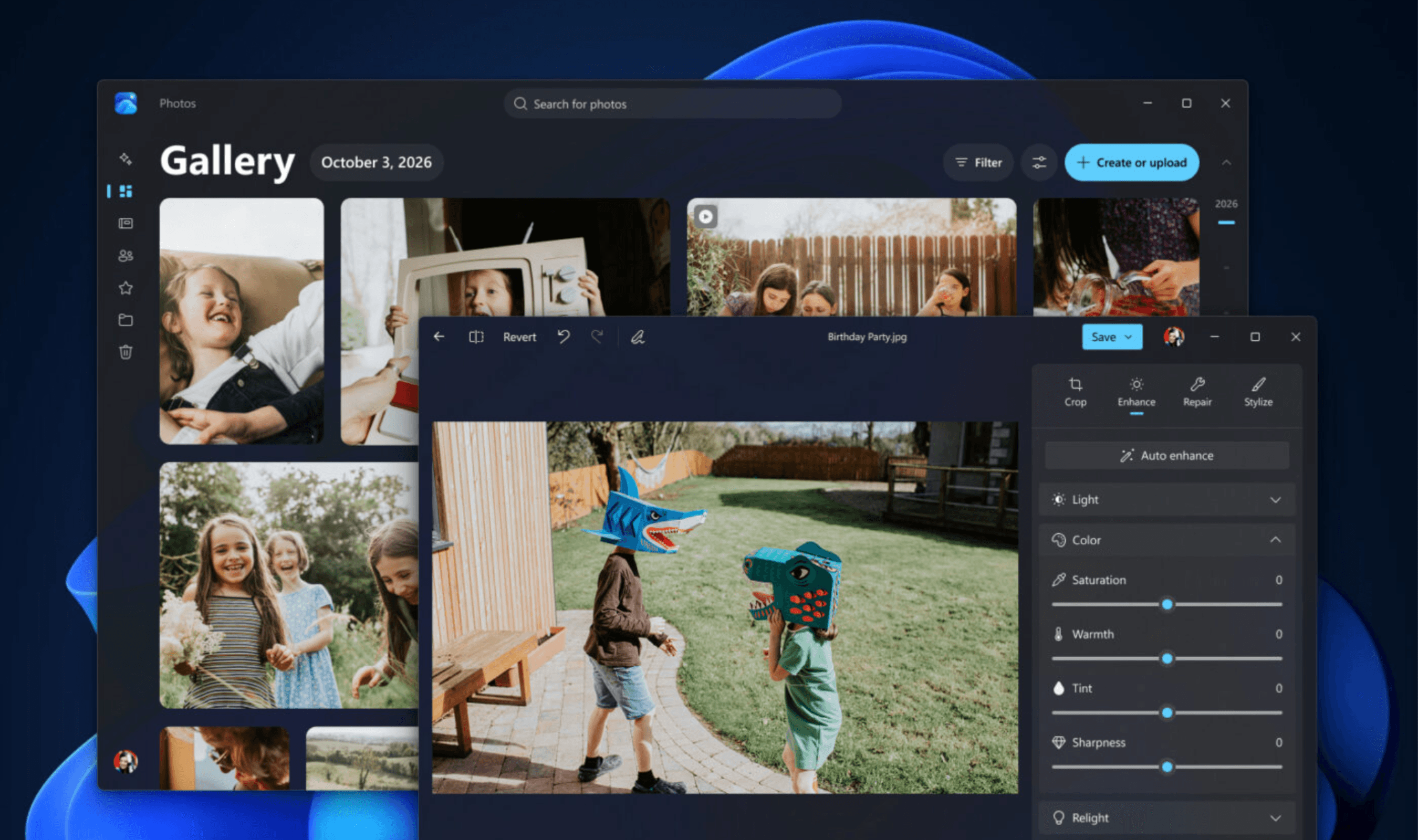 Windows Insiders Start Getting New Photos Gallery and 25% Faster Editor