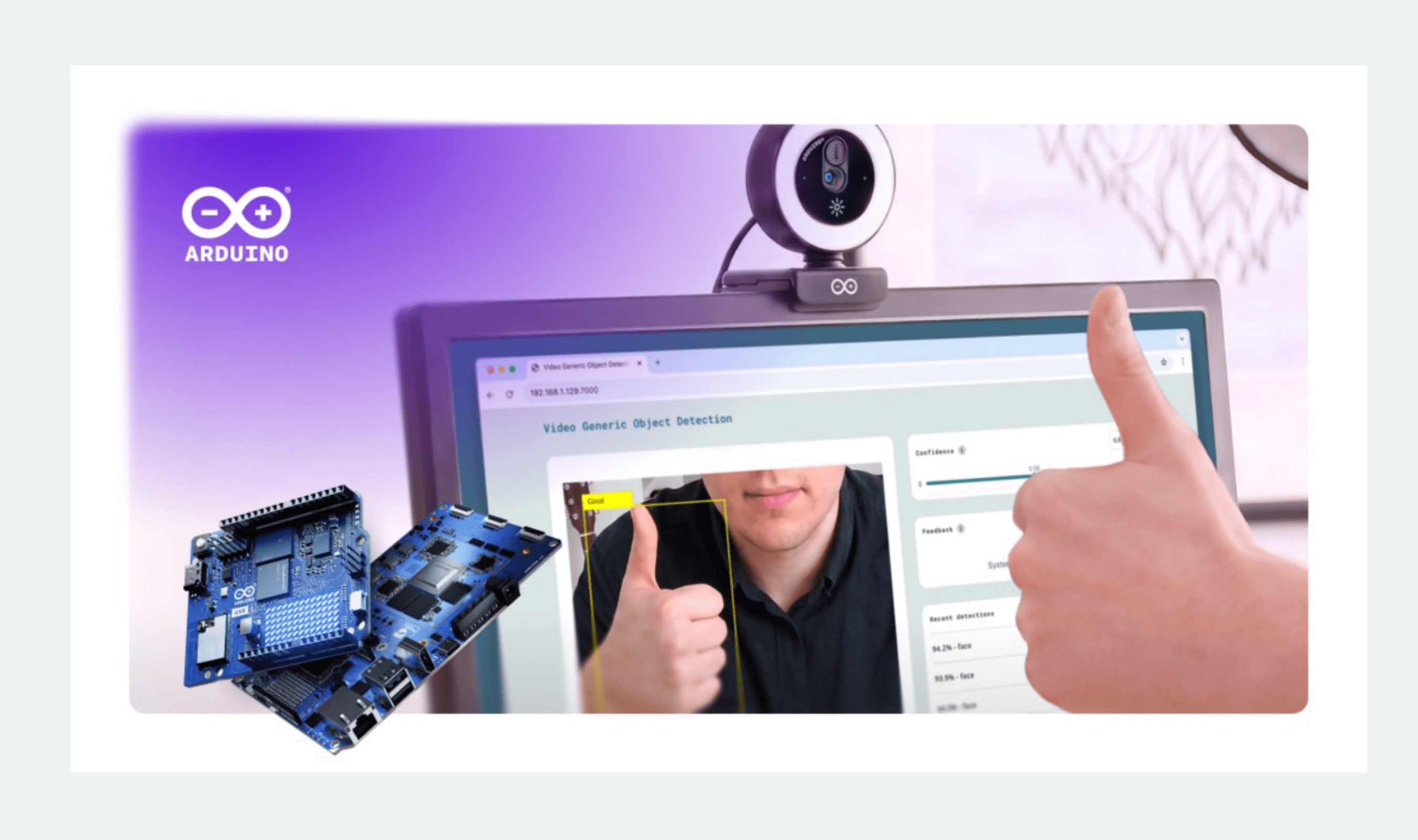 Arduino USB Camera Adds Microphone and Adjustable Ring Lighting
