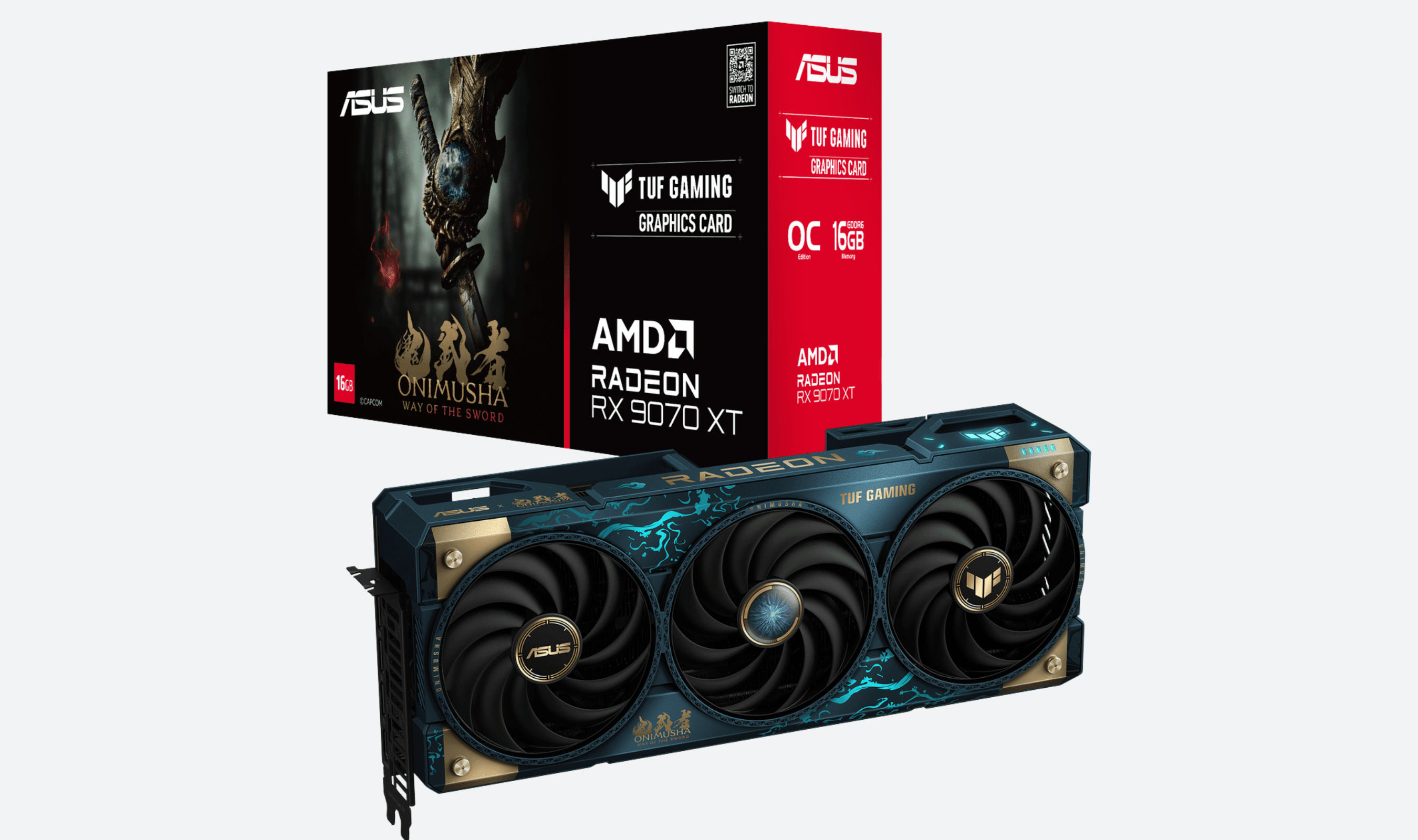 ASUS TUF Gaming Radeon RX 9070 XT Onimusha Special Edition Bundles Game
