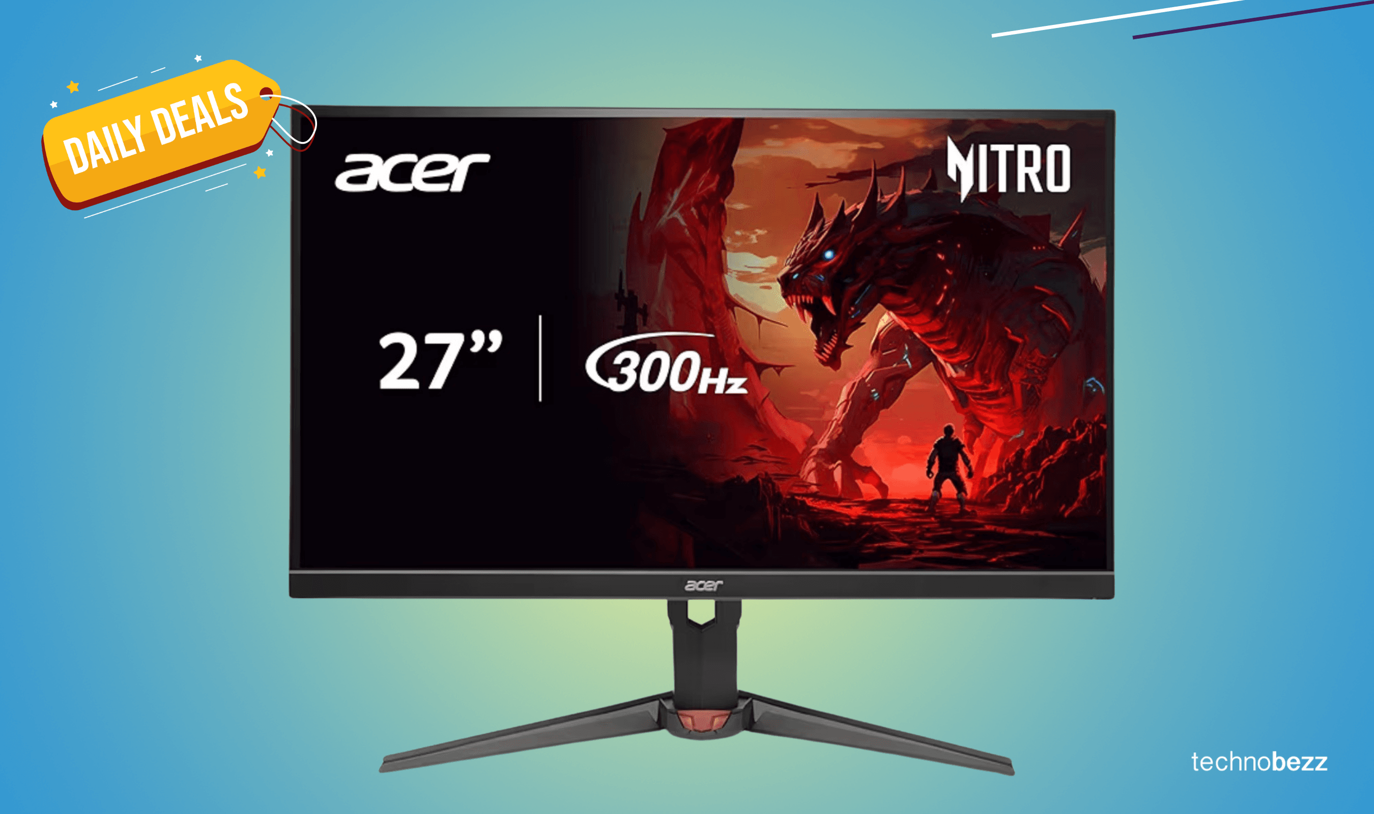 Acer Nitro 27-inch 1440p gaming monitor drops to $199.99 