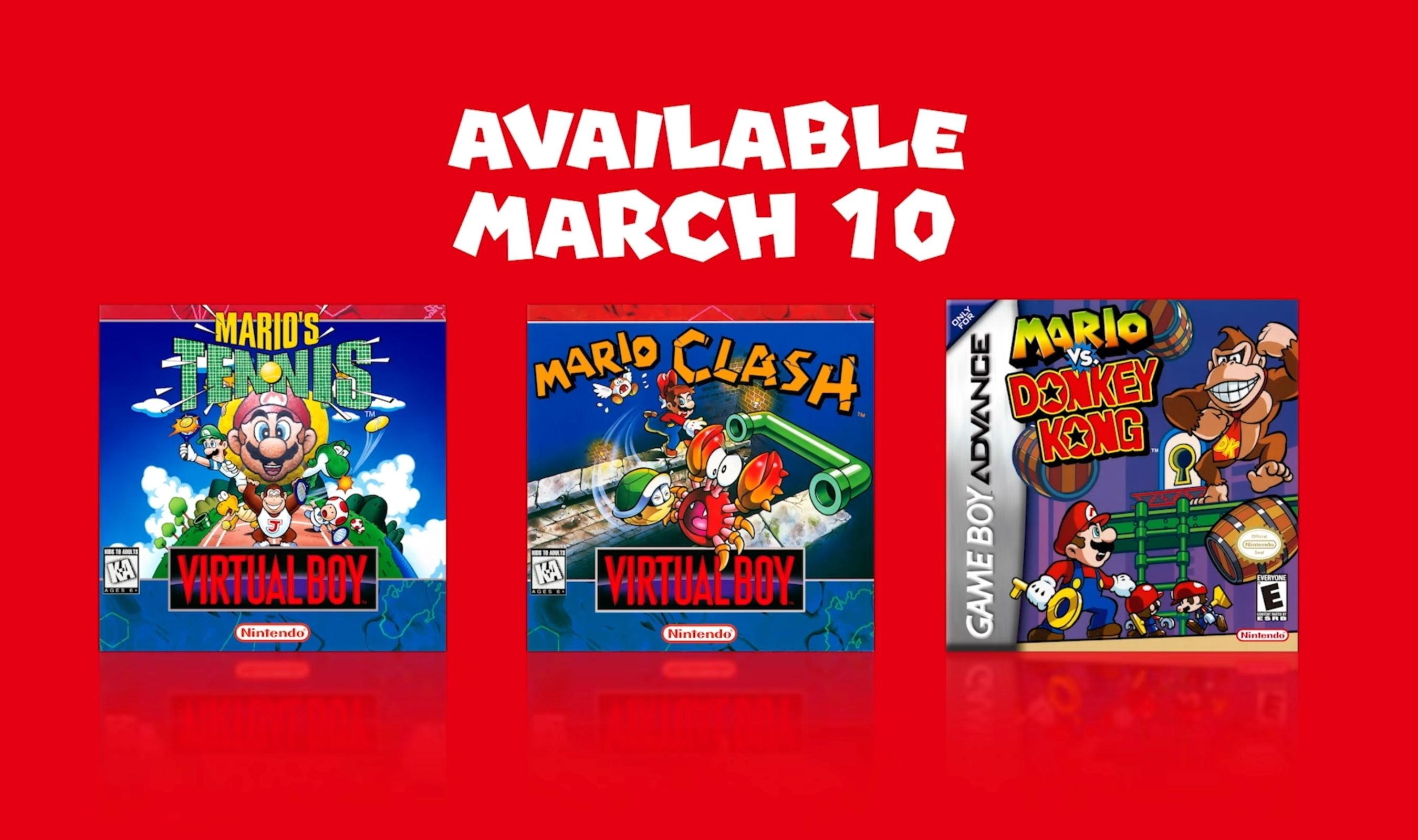 Nintendo adds three classic Mario games to Switch Online for Mario Day