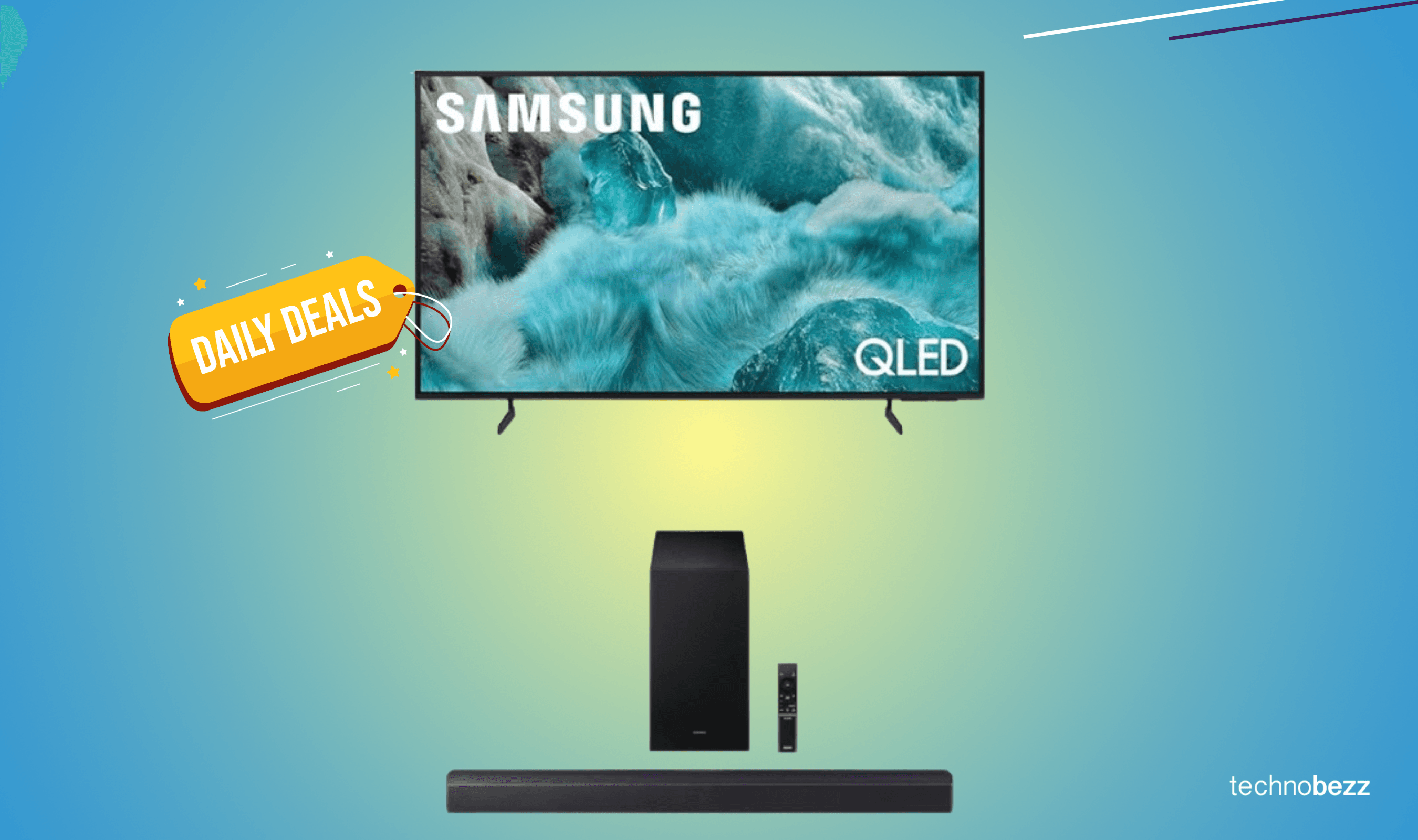 Samsung QLED Q7F TV bundle falls to $485.98