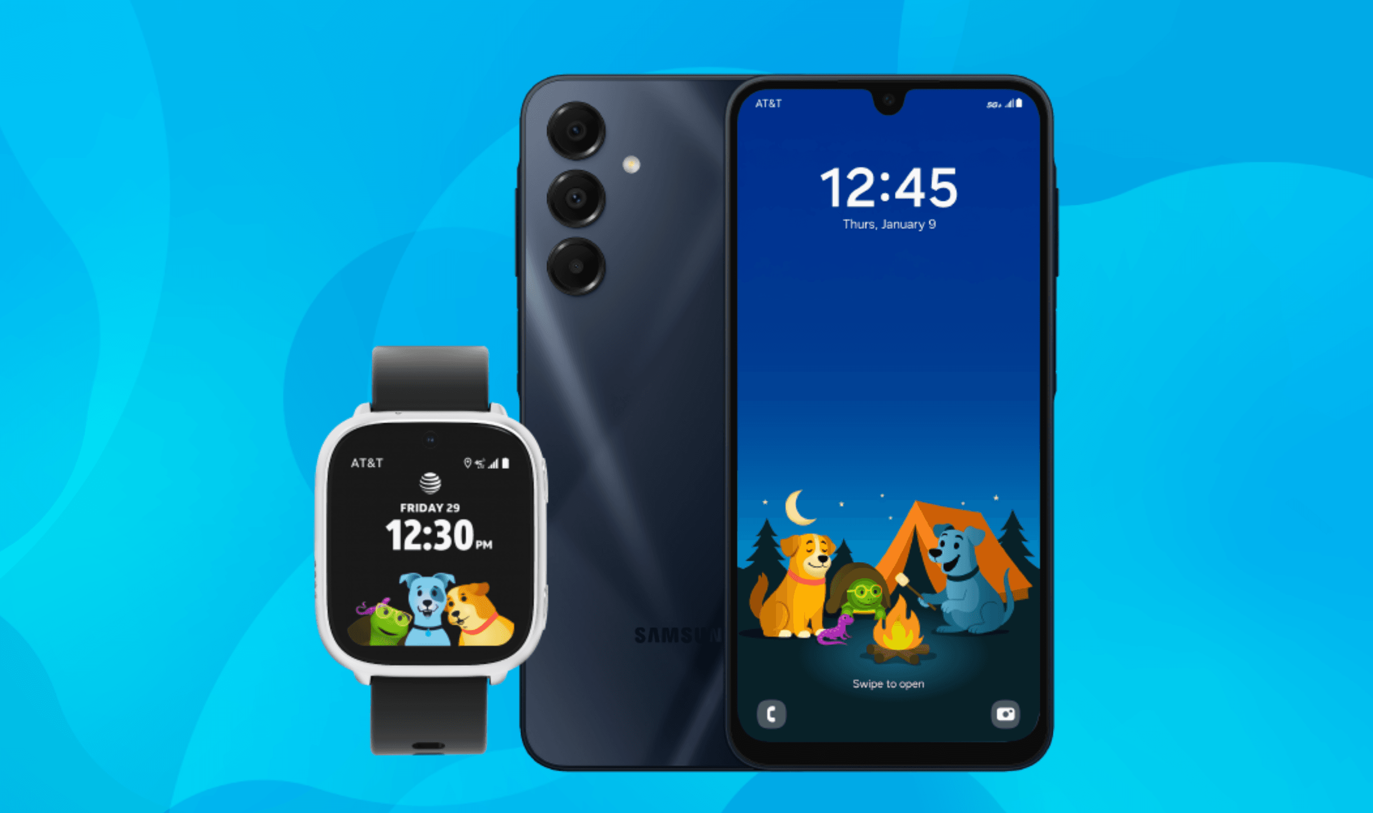 AT&T launches a Samsung-built smartphone for kids under 12 for $2.99 per month.