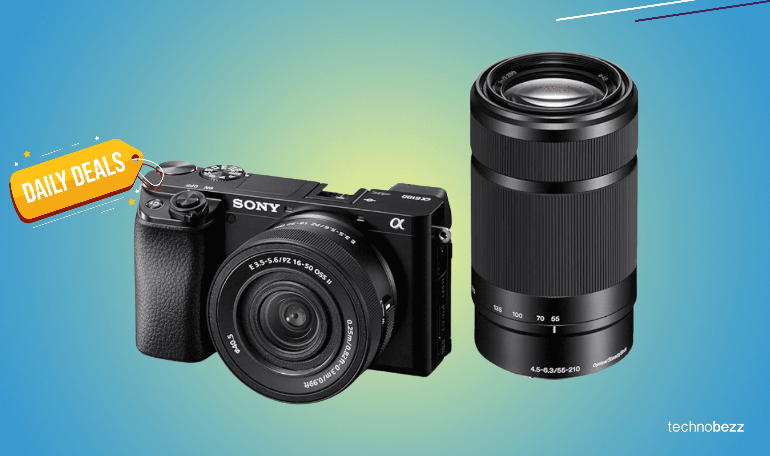 Amazon discounts Sony Alpha a6100 camera bundle to $998