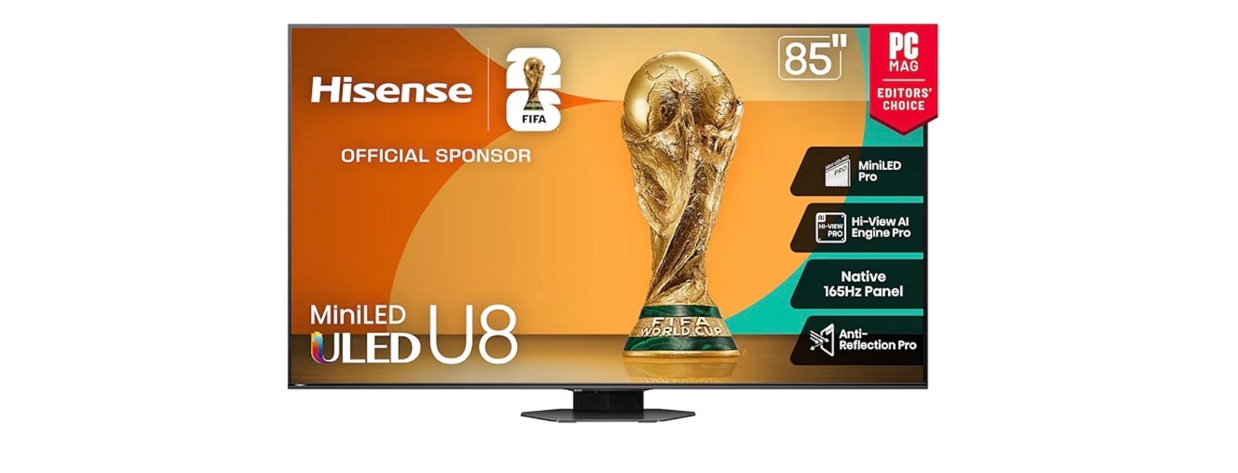 Hisense 85-inch U8 Mini-LED 4K TV drops to $1699 on Amazon
