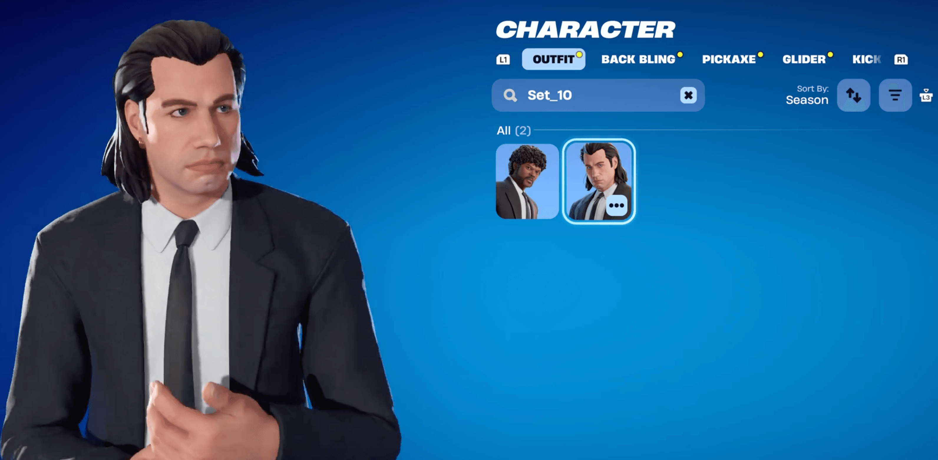 Epic Games adds Pulp Fiction's Vincent Vega skin to Fortnite