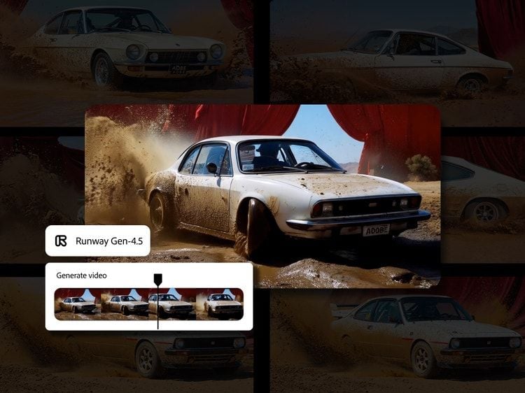Adobe partners with Runway to integrate Gen-4.5 AI video into Firefly
