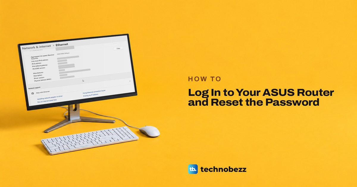 How to Log In to Your ASUS Router and Reset the Password