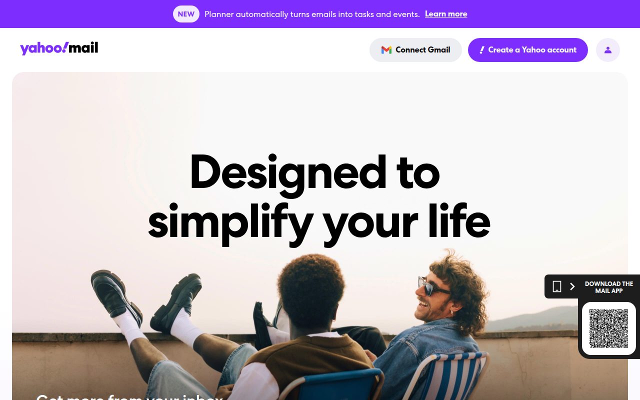 Yahoo Mail official website