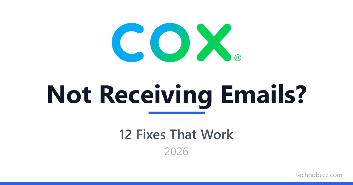 Cox Inbox. Email Cox Email Not Receiving Messages? How to Fix It | Technobezz