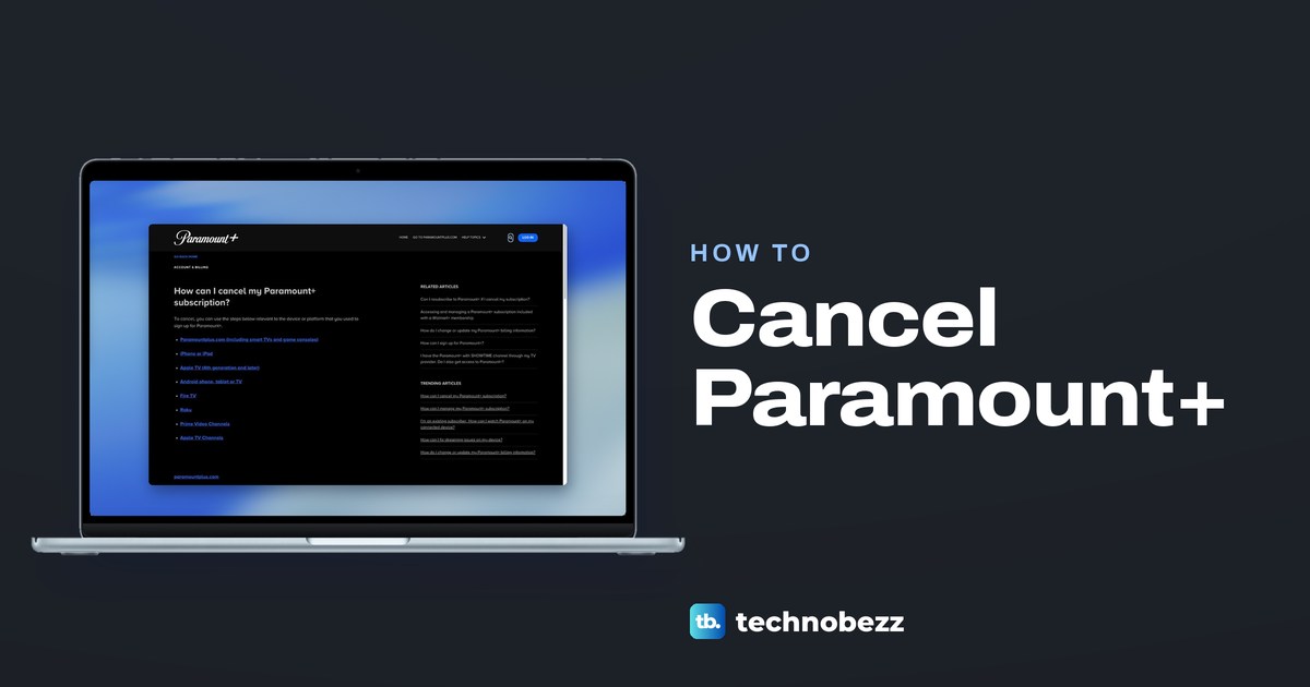 How to Cancel Paramount Plus on Any Device