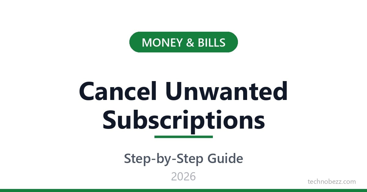 How to Cancel Unwanted Subscriptions and Stop Recurring Charges (2026 ...