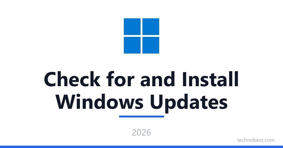 How to Check for and Install Windows Updates in Windows 11 | Technobezz
