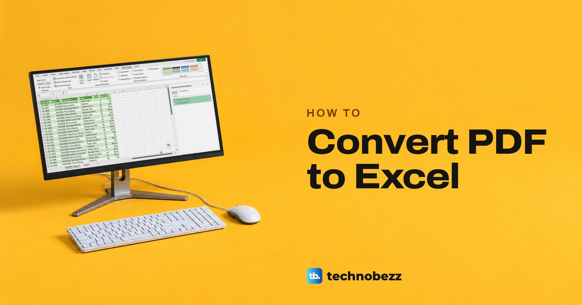 How to Convert PDF to Excel Without a Converter