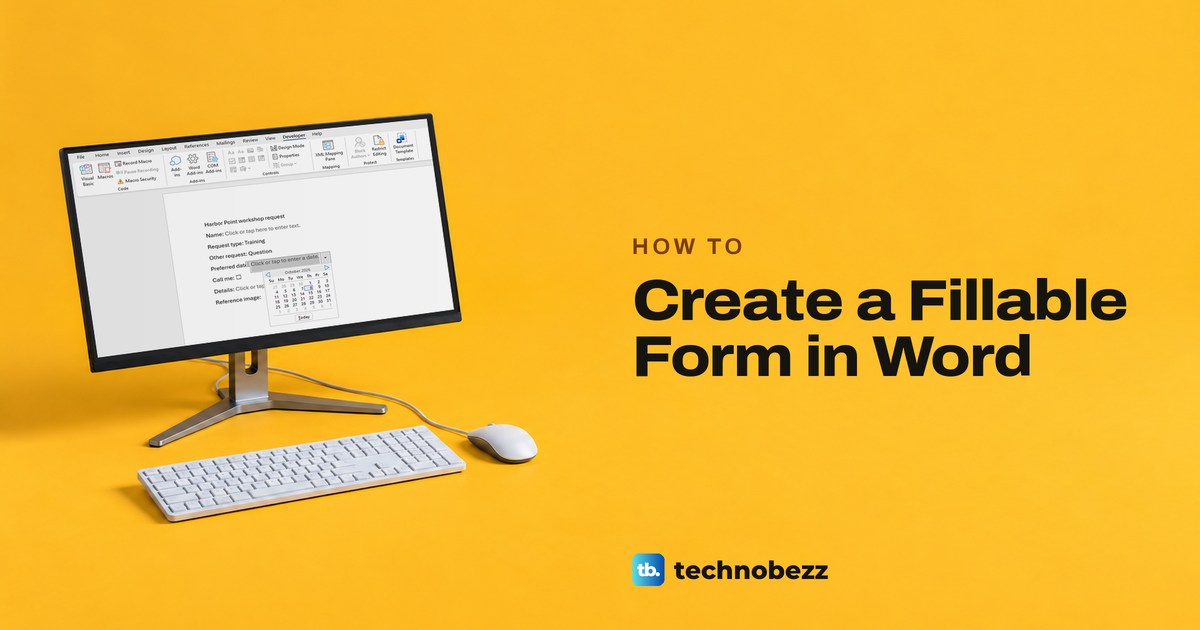 How to Create a Fillable Form in Word That Works