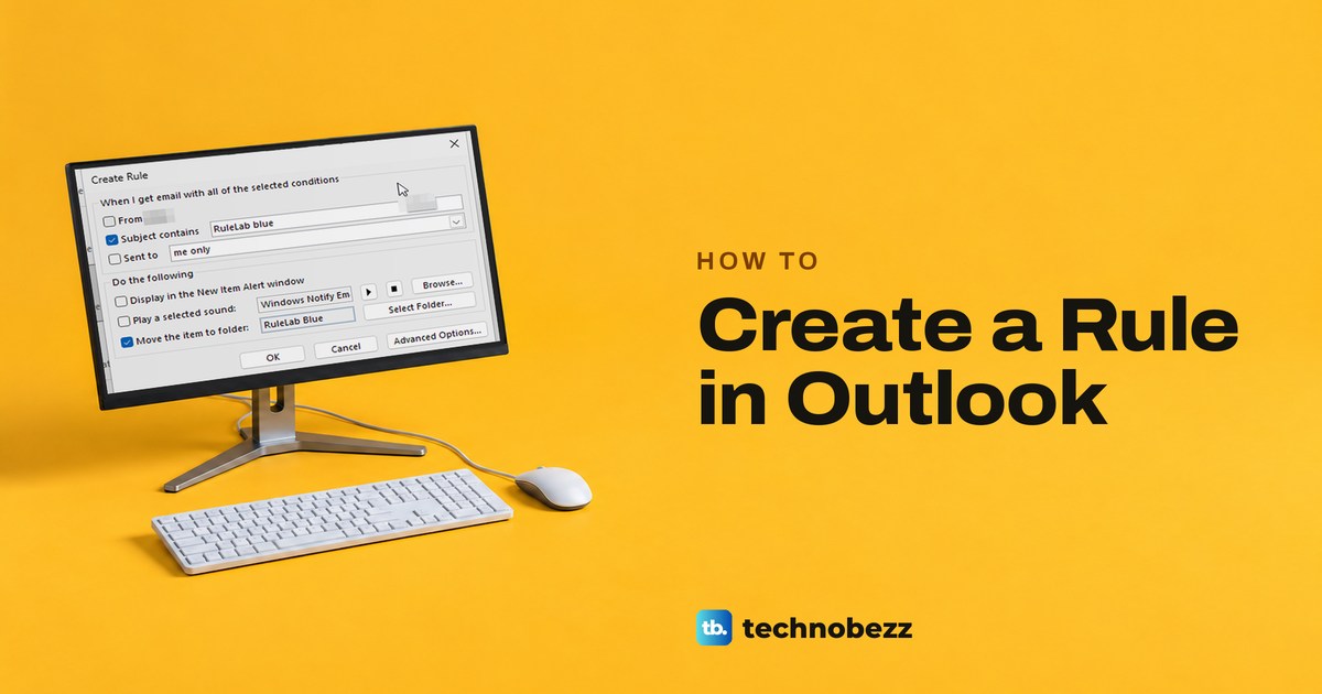How to Create a Rule in Outlook to Organize Email
