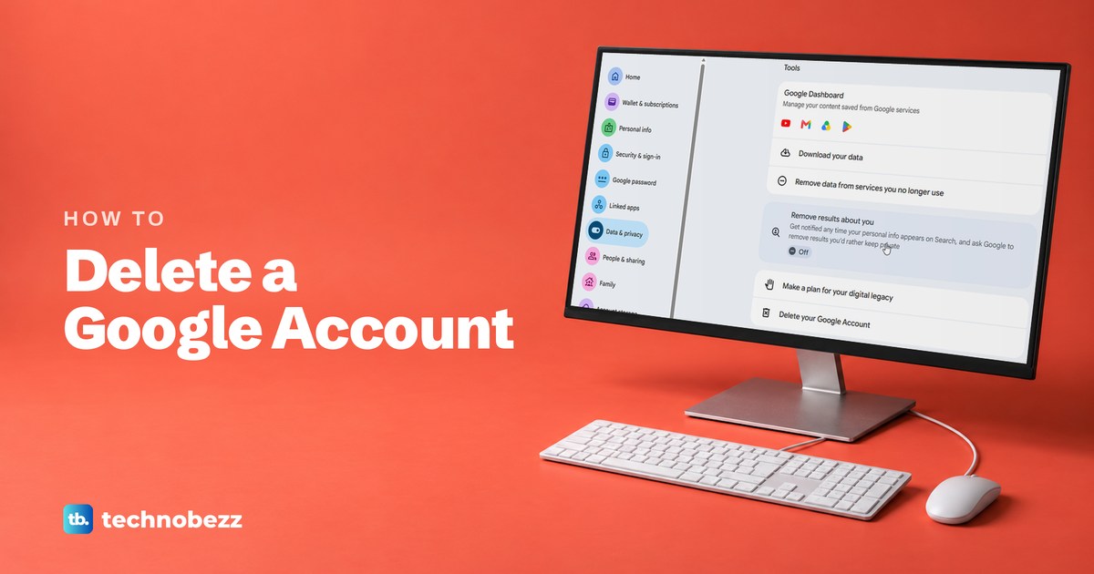 How to Delete a Google Account and Save Your Data First