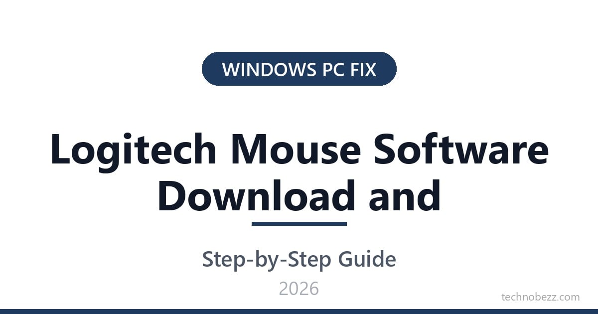 logitech-mouse-software-download-and-fix-guide-2026-technobezz