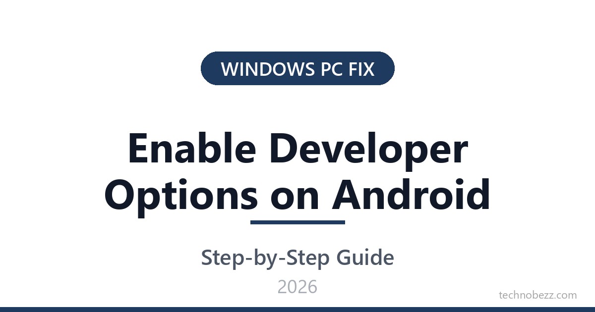 How to Enable Developer Options on Android | Technobezz