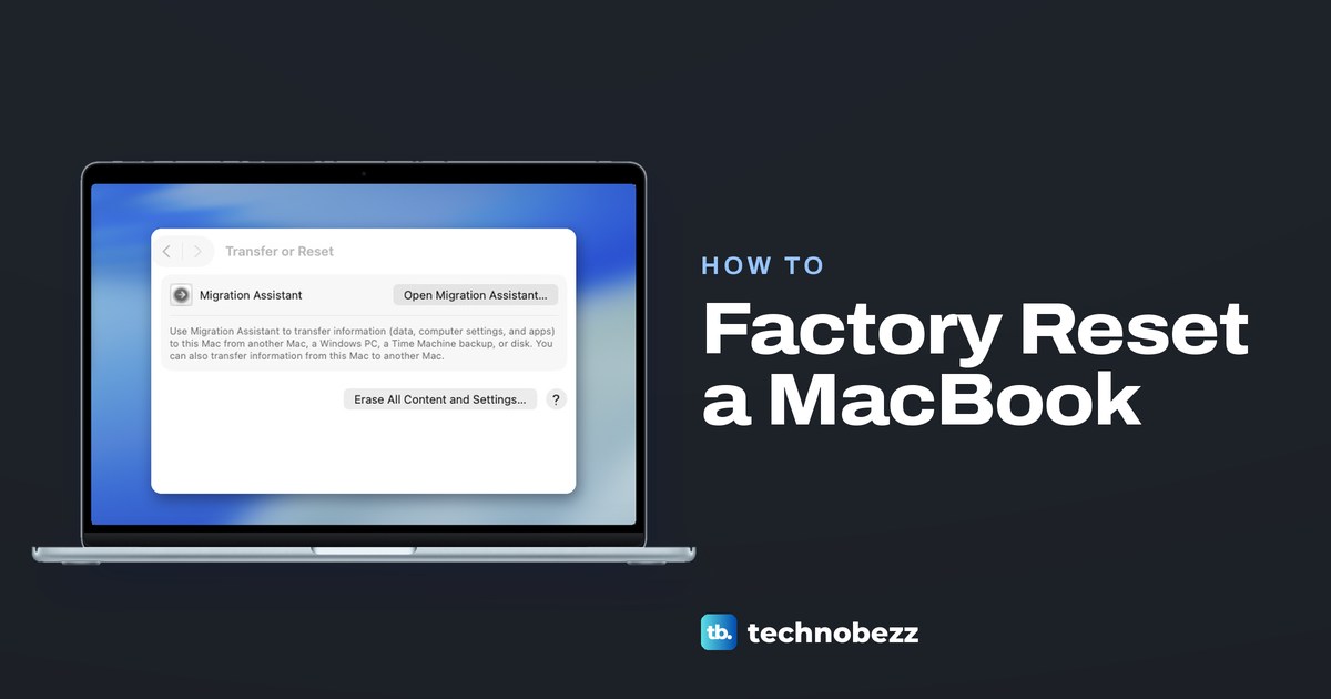 How to Factory Reset MacBook Air and MacBook Pro