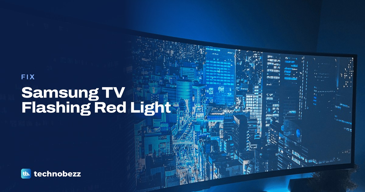 Samsung TV Flashing Red Light and How to Fix It