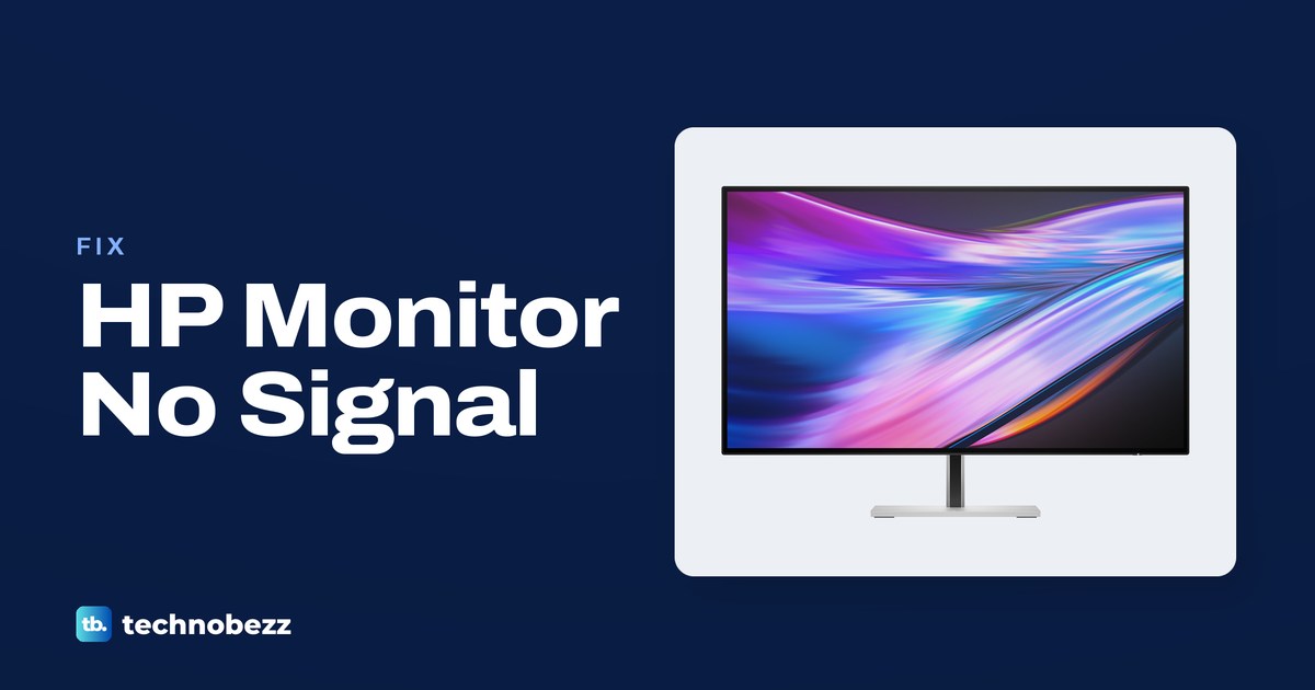 How to Fix Input Signal Not Found on an HP Monitor