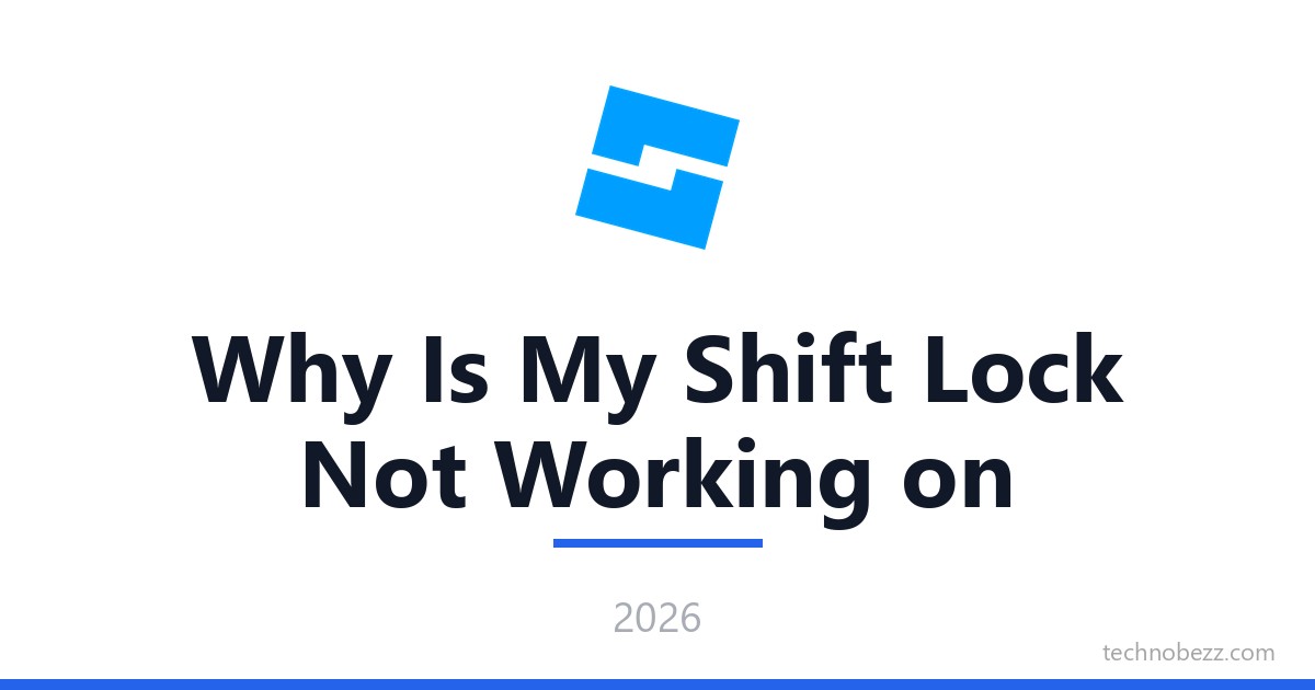How to Fix Shift Lock Not Working in Roblox on PC | Technobezz