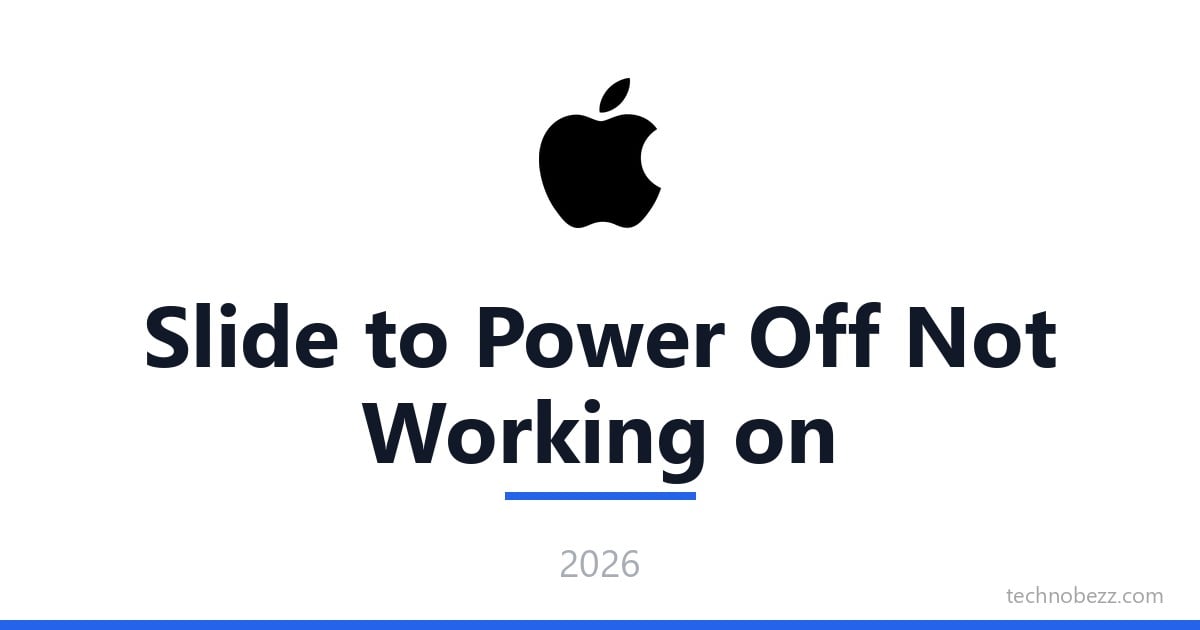 Slide to Power Off Not Working on iPad? 9 Fixes for 2026 | Technobezz