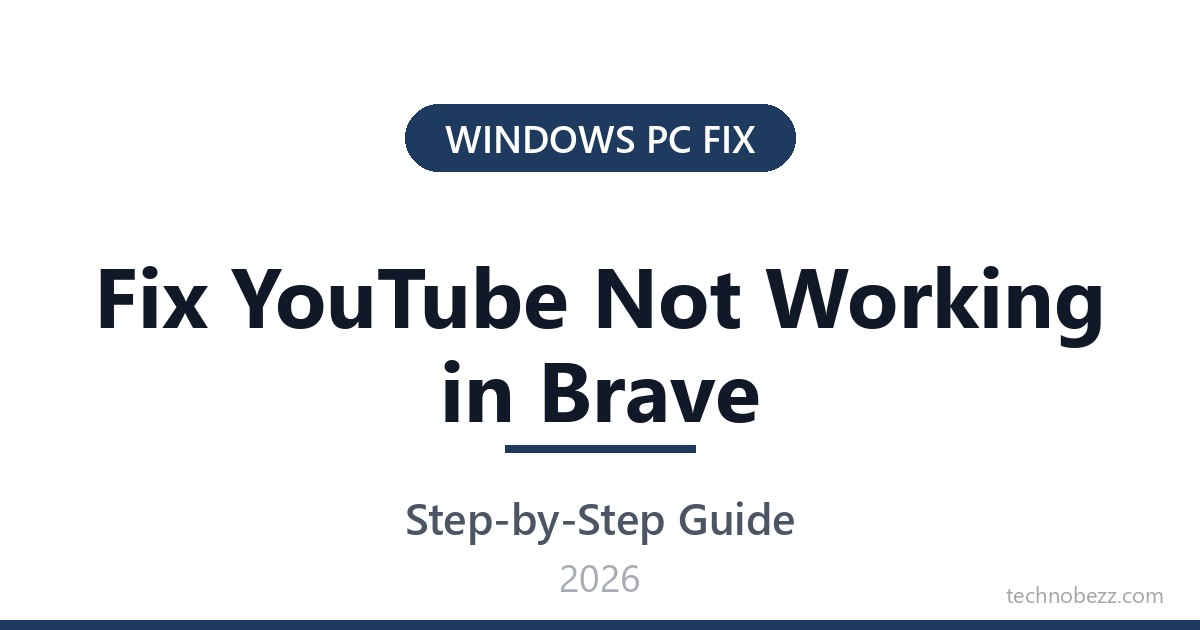 How To Fix YouTube Not Working In Brave Browser Technobezz how-to-fix-youtube-not-working-in-brave-browser-technobezz