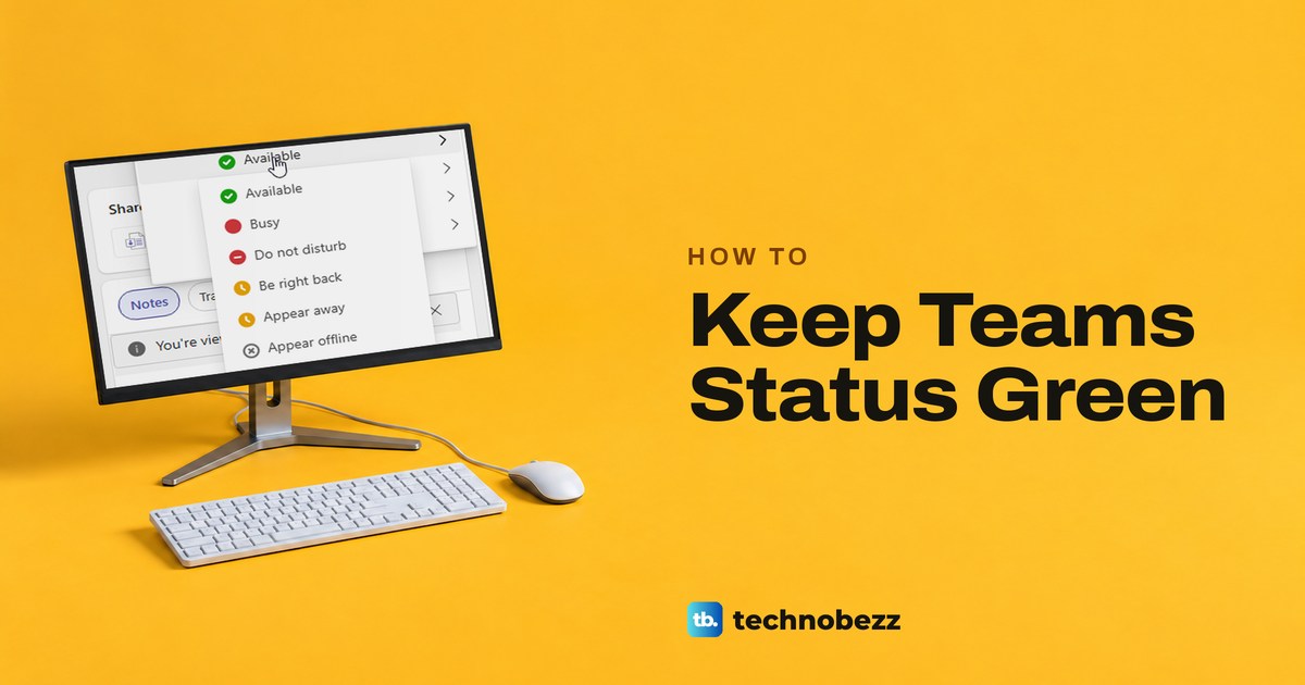 How to Keep Teams Status Green While You Work