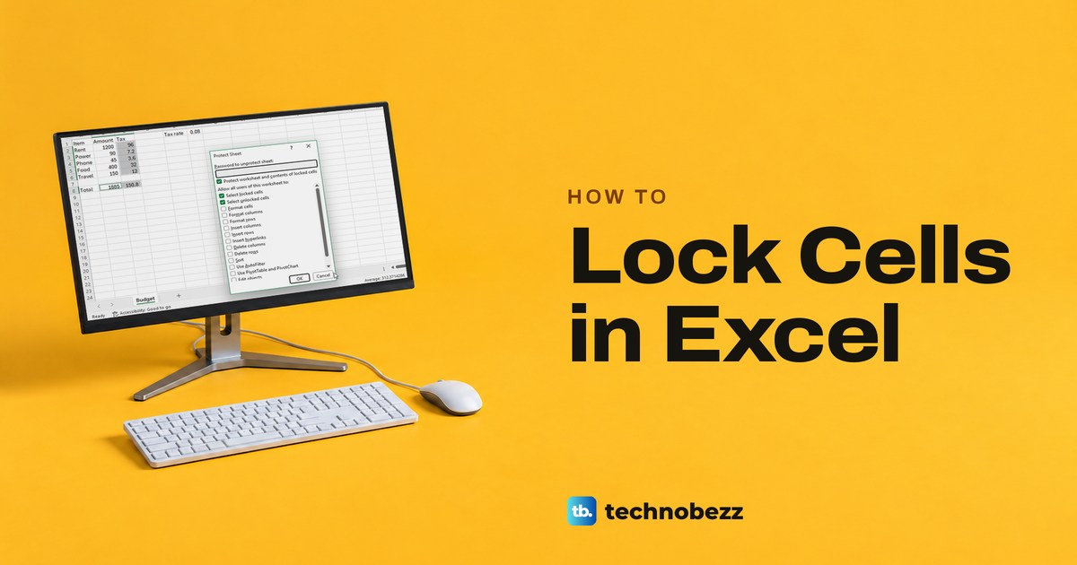 How to Lock Cells in Excel (Windows, Mac, Web)
