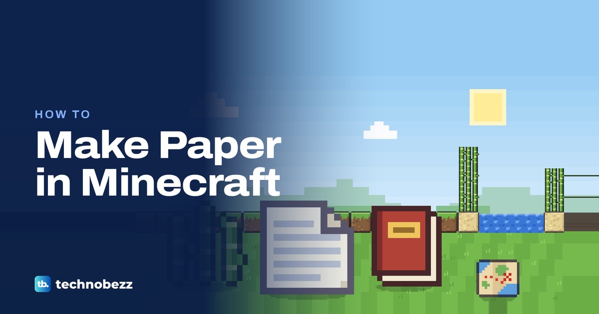 How to Make Paper in Minecraft With Sugar Cane