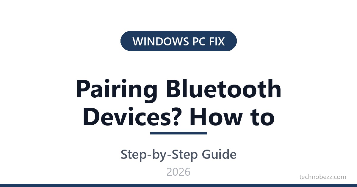 Pairing Bluetooth Devices? How to Connect and Fix Problems (2026 ...