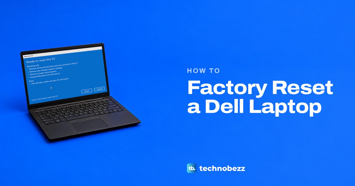 How to Factory Reset a Dell Laptop or Computer