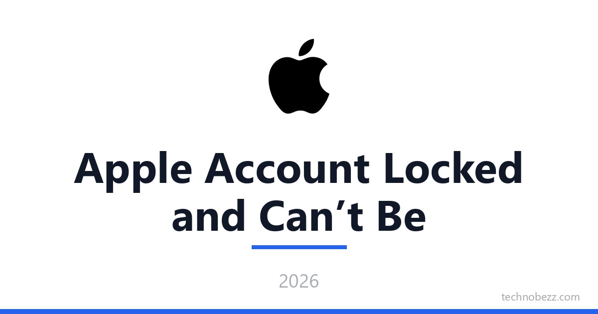 Apple Account Locked and Can’t Be Used? What to Do Next | Technobezz