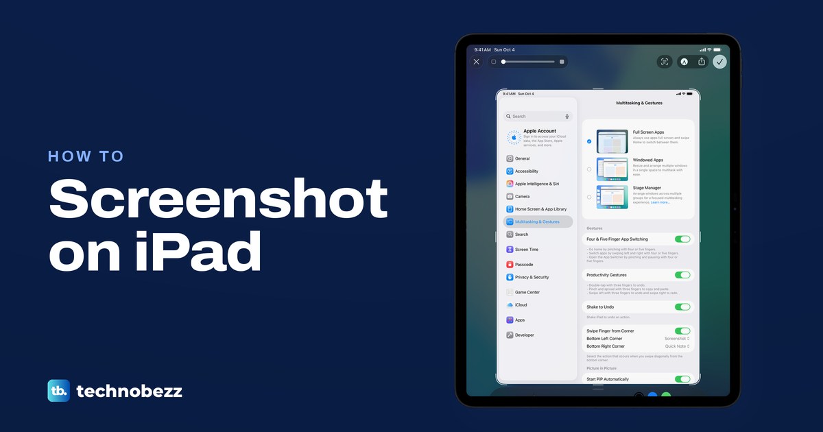 How to Screenshot on iPad (Buttons, Pencil and Keyboard)