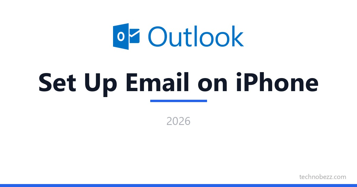How to Set Up an Outlook.com Email Account on Your iPhone (2026 ...