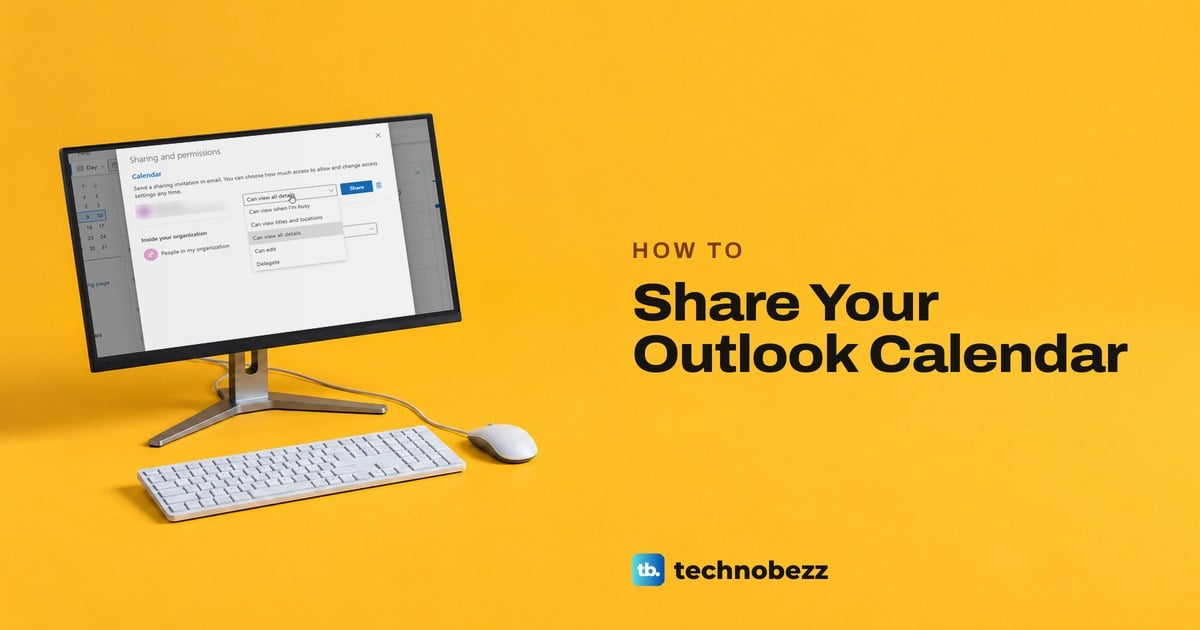 How to Share Your Outlook Calendar and Set Permissions