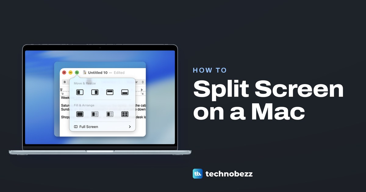 How to Split Screen on Mac (Split View, Tiling, Shortcuts)