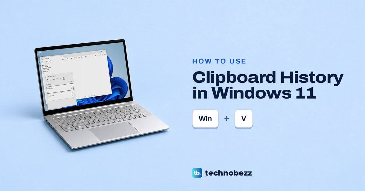 Clipboard History in Windows 11 (How to Open and Use It)