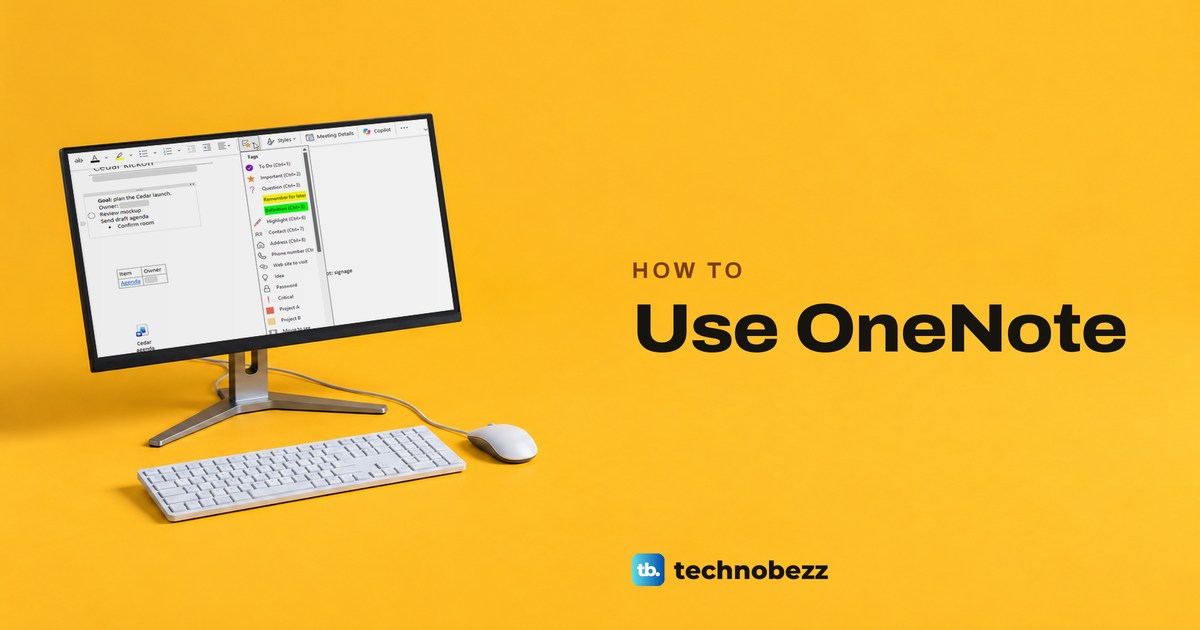 How to Use OneNote for Notes and Organization