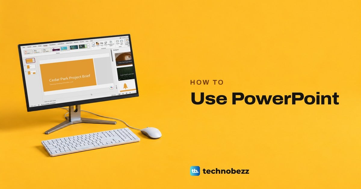 How to Use PowerPoint to Make Your First Presentation
