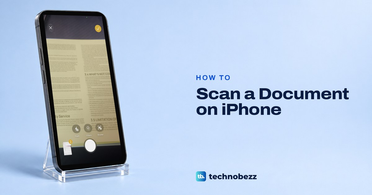 How to Scan a Document With iPhone (Notes, Files, Preview)