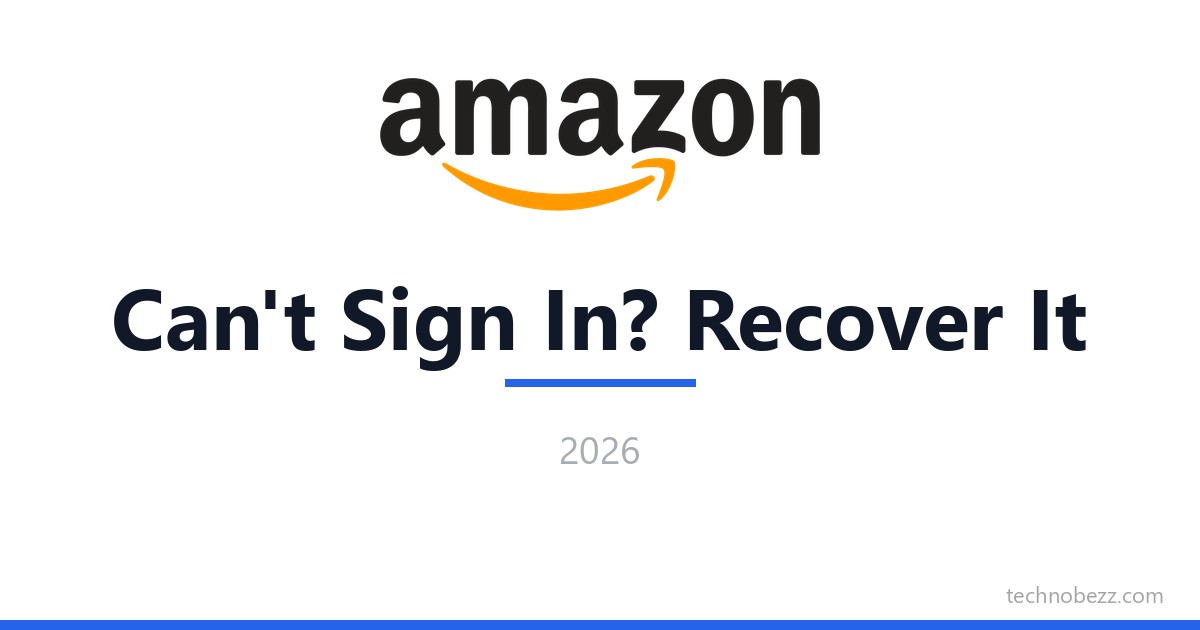 Amazon Issue Sign In How to Recover Your Amazon Account When You Cannot Sign In | Technobezz