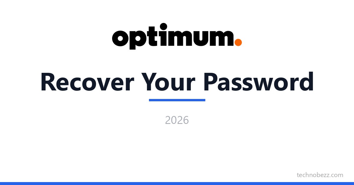 Optimum Id Examples How to Recover Your Optimum Email Password (2026) | Technobezz