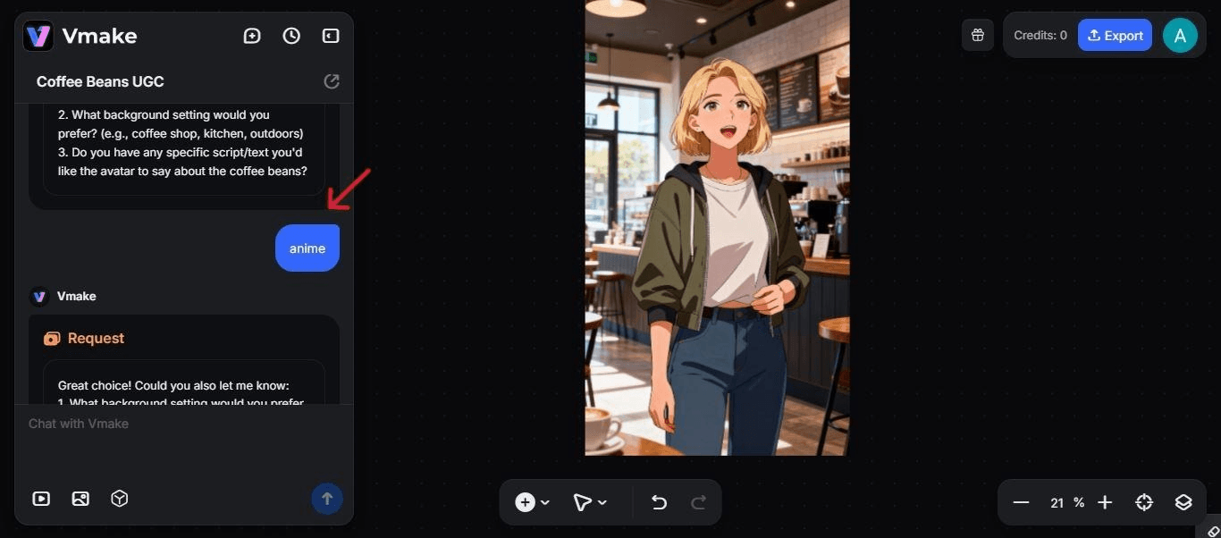 Choosing Character and VoiceStyle