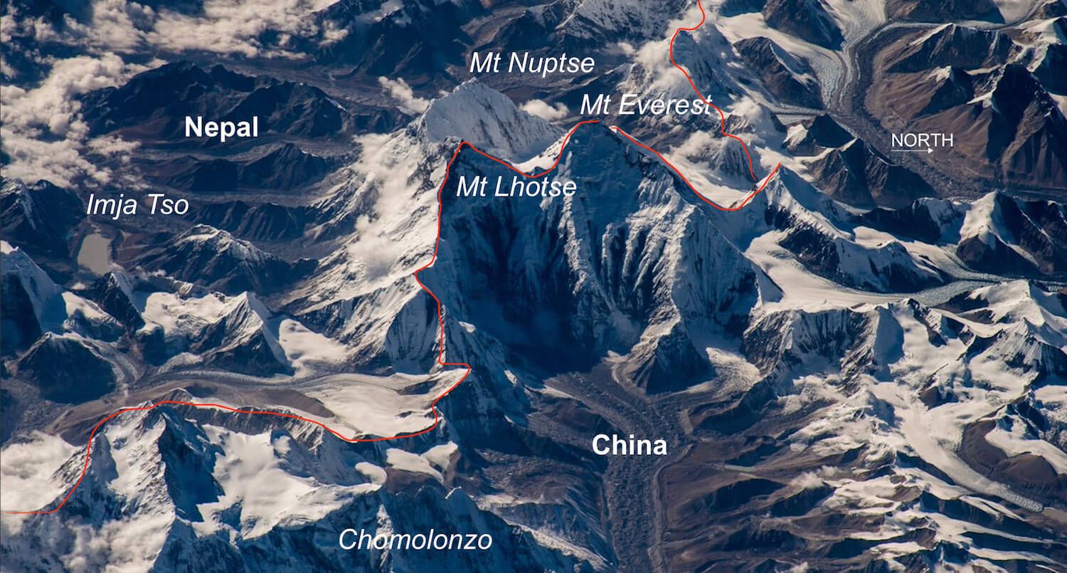 China-Nepal's Everest Border