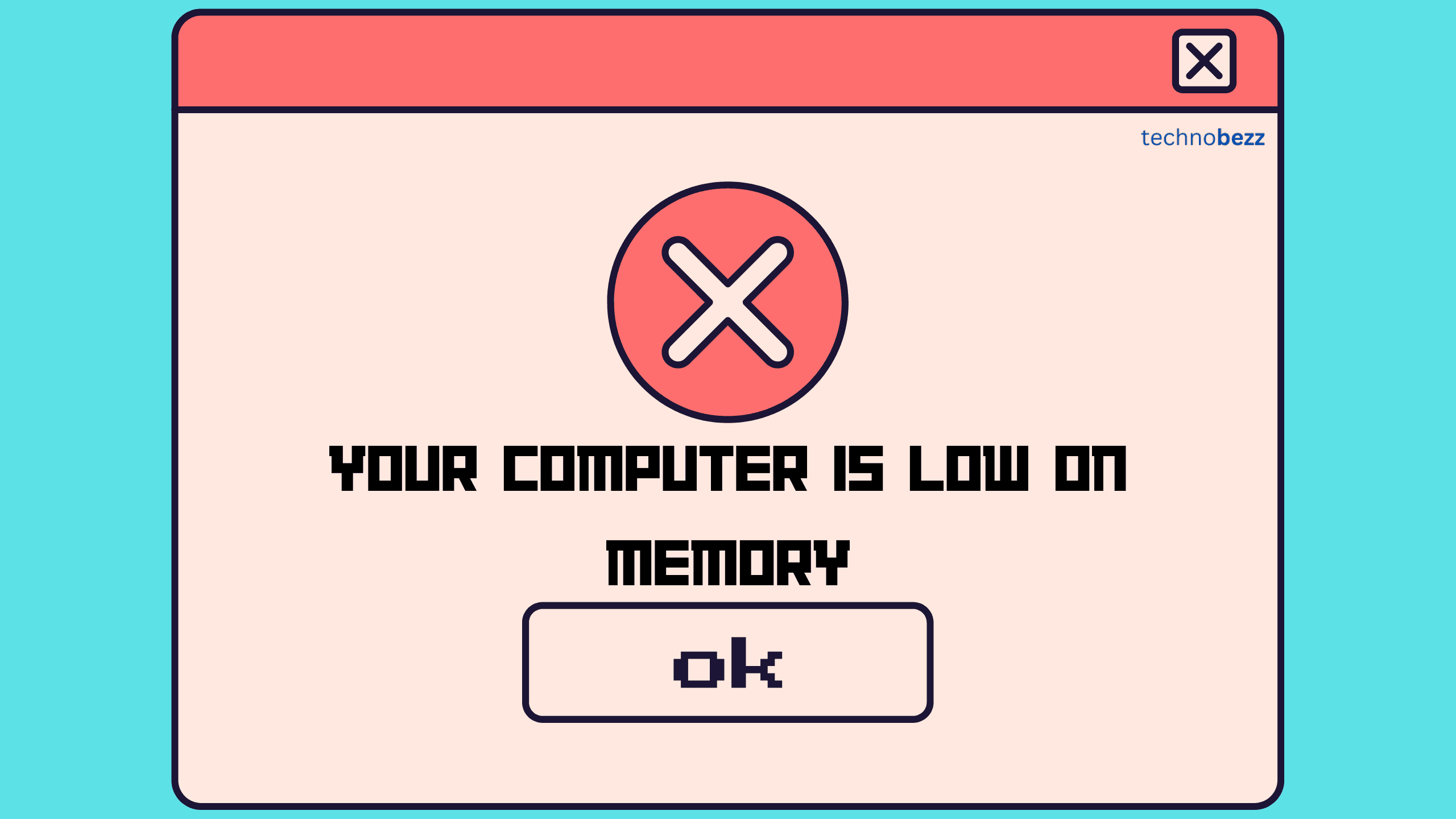 Your computer is low on memory