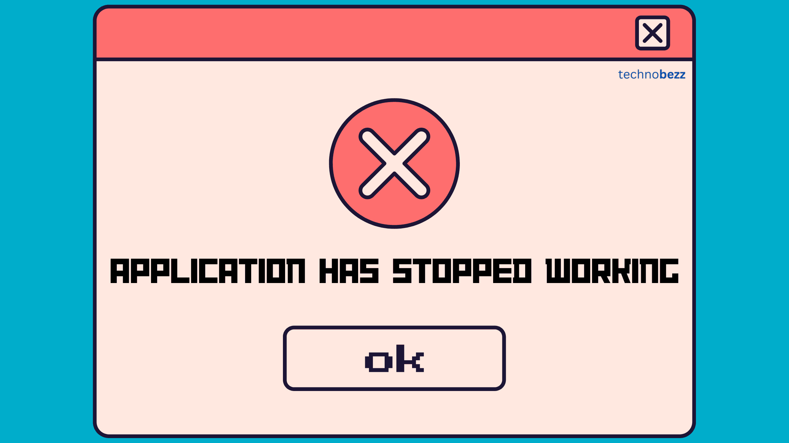 Application Has Stopped Working